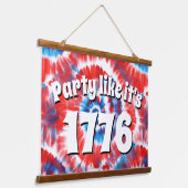 タイダイ 吊り下げ型タペストリー (傾斜あり)