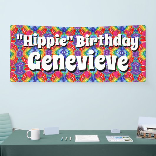 タイダイ 横断幕 (トレードショー)