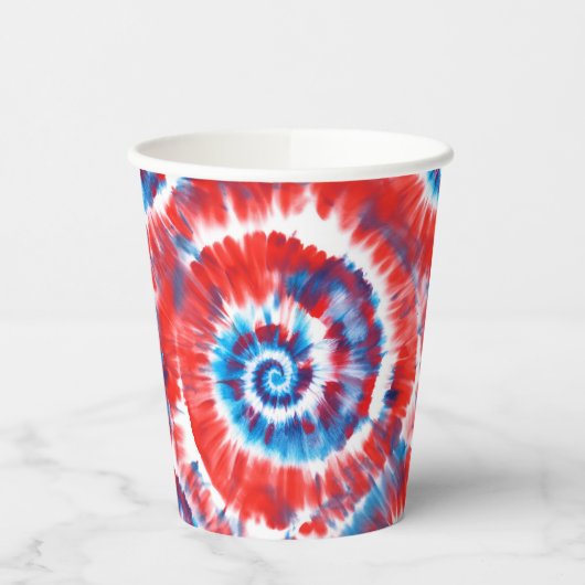 タイダイ 紙コップ (左)
