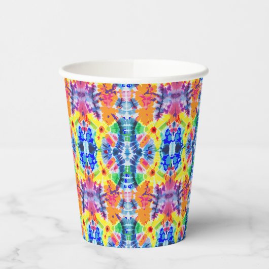 タイダイ 紙コップ (左)