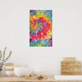 タイダイ#1ポスター ポスター (キッチン)