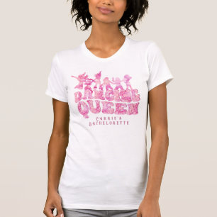 タイダイ 2 ディスコ バチェロレッテ レトロ ダンシング クイーン Tシャツ