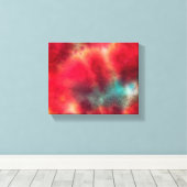 タイダイ#4 キャンバスプリント (インサイチュ (ウッドフロア))