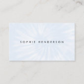 タイダイ | Pastel Blue モダン Boho Hippie 名刺 (正面)