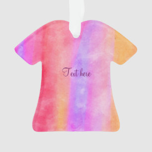 タイダイTシャツのパーソナライズオーナメント オーナメント