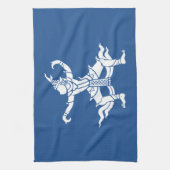 タイダンサー⚠タイのサイン⚠ キッチンタオル (縦)