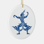 タイダンサー⚠タイのサイン⚠ セラミックオーナメント (右)