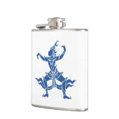 タイダンサー⚠タイのサイン⚠ フラスク (左)