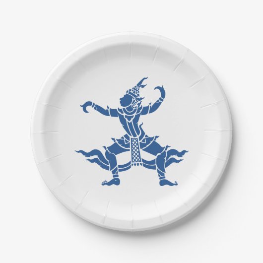 タイダンサー⚠タイのサイン⚠ ペーパープレート (正面)