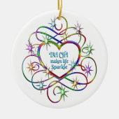 タイチが人生を輝かせる セラミックオーナメント (正面)