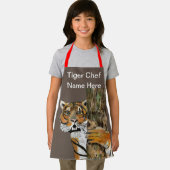 タイチタイガーシェフ(名前はこちら)キッズブアートロン エプロン (インサイチュ)