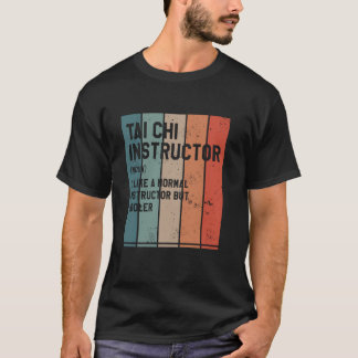 タイチチュアンインストラクター中国の武術アート Tシャツ