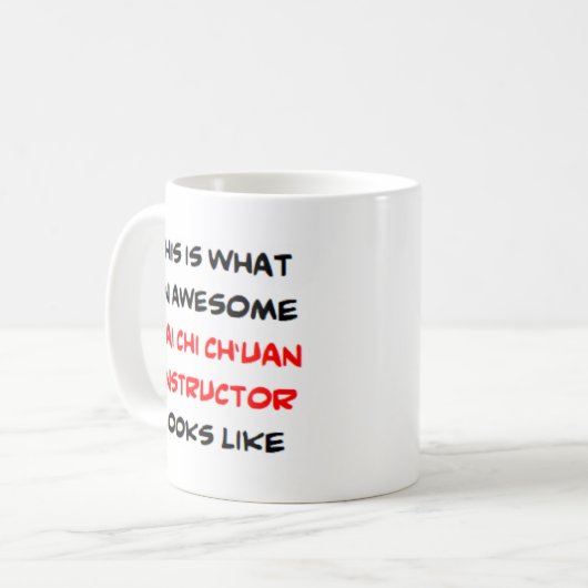 タイチチュアン先生素晴らし、 コーヒーマグカップ (正面左)