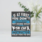 タイチファイターシルエット武術アーツ引用文 ポストカード (スタンド正面)