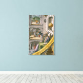 タイチョ・ブラエ(1546年~1601年)40歳の彼のアストロ キャンバスプリント (インサイチュ (ウッドフロア))