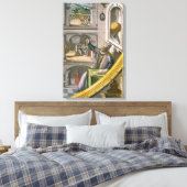 タイチョ・ブラエ(1546年~1601年)40歳の彼のアストロ キャンバスプリント (インサイチュ (寝室))