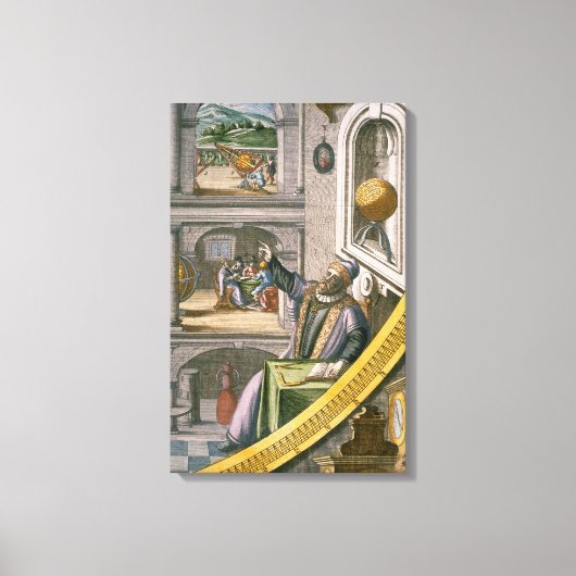 タイチョ・ブラエ(1546年~1601年)40歳の彼のアストロ キャンバスプリント (正面)