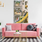 タイチョ・ブラエ(1546年~1601年)40歳の彼のアストロ キャンバスプリント (インサイチュ (リビング))