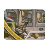 タイチョ・ブラエ(1546年~1601年)40歳の彼のアストロ マグネット (横)