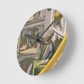 タイチョ・ブラエ(1546年~1601年)40歳の彼のアストロ ラウンド壁時計 (傾斜)