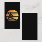 タイチレトロ80sスタイルサンセット武術アーツ 名刺 (正面/裏面)
