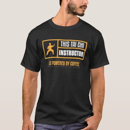 タイチーインストラクター陰陽瞑想瞑想 Tシャツ (正面)