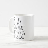 タイチーコーヒーマグ、波の手のような雲 コーヒーマグカップ (正面左)