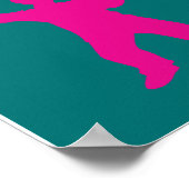 タイチーポップ・アートのアート ポスター (角)