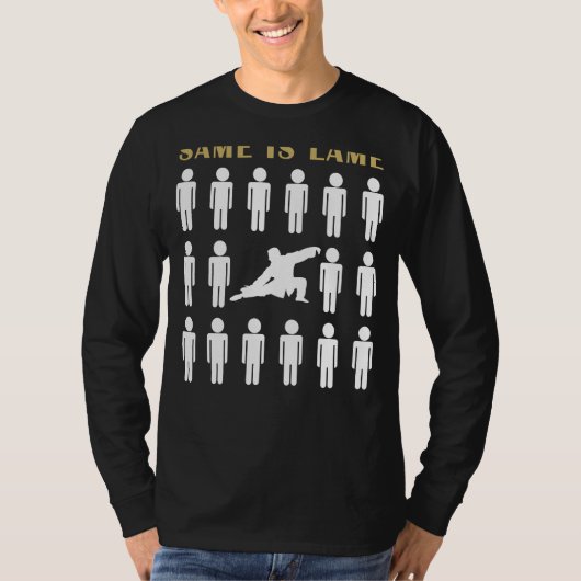 タイチ同じラメTシャツ – 羽五郎に流れ Tシャツ (正面)