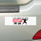 タイチ武術デザイン バンパーステッカー (車上)