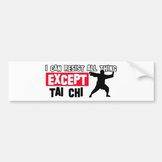 タイチ武術デザイン バンパーステッカー (正面)