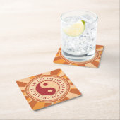 タイチ陰陽 スクエアペーパーコースター (インサイチュ)