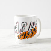 タイツおよび戦い: 灰は十分にマグを投げました! コーヒーマグカップ (正面右)