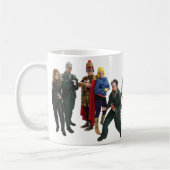 タイツおよび戦い: 灰は十分にマグを投げました! コーヒーマグカップ (左)