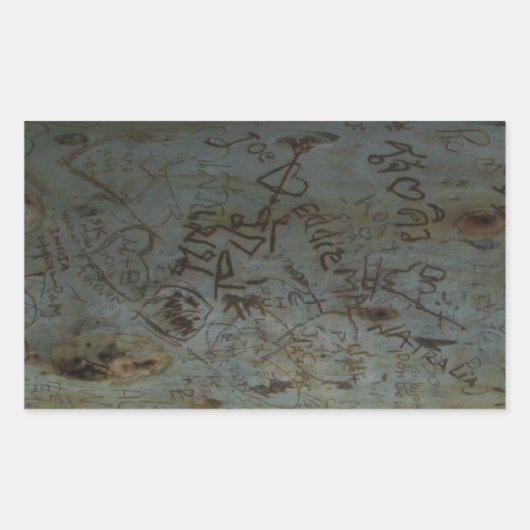 タイツリーグラフィティ 長方形シール (正面)