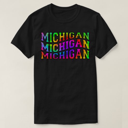タイディージーミシガン1 Tシャツ (デザイン正面)