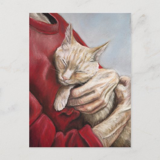 タイトキャットアートはがき ポストカード (正面)