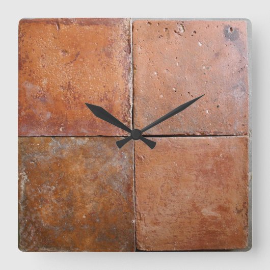 タイトスペインのル スクエア壁時計 (正面)