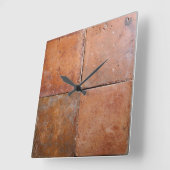 タイトスペインのル スクエア壁時計 (傾斜)