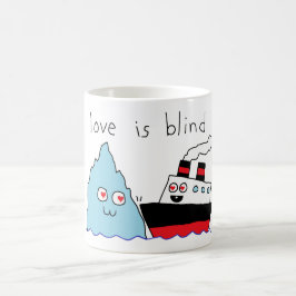 タイトニックと氷山の可愛い盲愛 コーヒーマグカップ