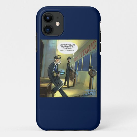 タイトニックのSMSにご用心 面白スマホ Case-Mate iPhoneケース (裏面)