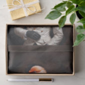 タイトビクトリアンで弓のタイの貴いフラダンディミンゴ 薄葉紙 (ギフト)