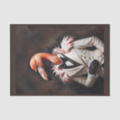 タイトビクトリアンで弓のタイの貴いフラダンディミンゴ 薄葉紙 (正面)