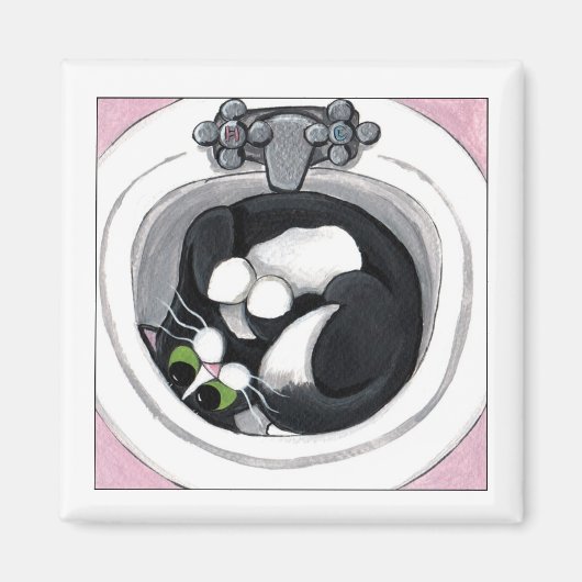 タイトフィット – Black Cat Magnet マグネット (正面)