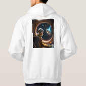 タイトルお洒落:Tシャツの追加デザインの側面 パーカ (裏面)