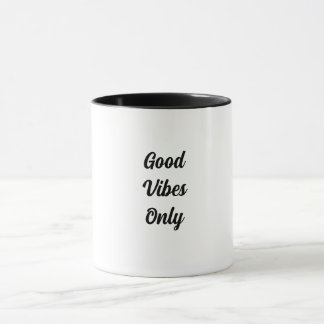 タイトルがGoodVibesのみのマグカップ マグカップ