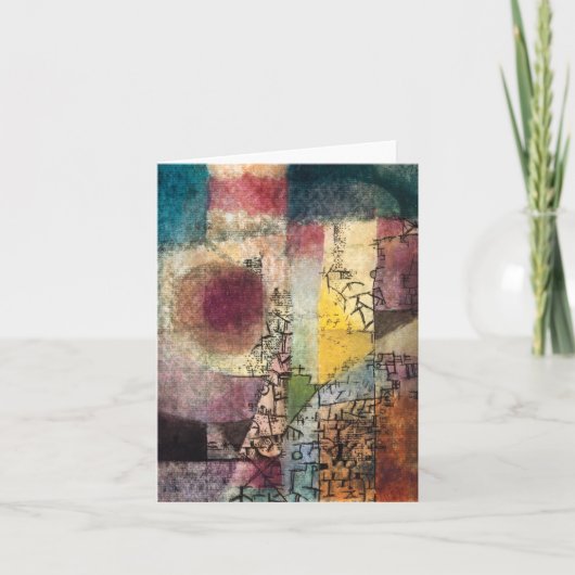 タイトルなし2 by Paul Klee, Art抽象芸術 カード (正面)
