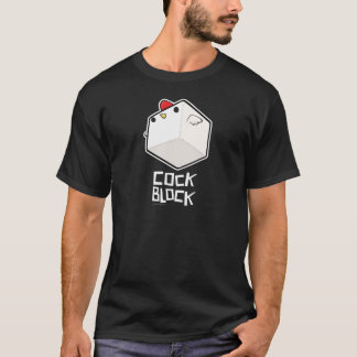 タイトルのTシャツとの強大なCockblock Tシャツ
