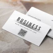 タイトルはっきりしたQRコードネイルアート名刺 名刺