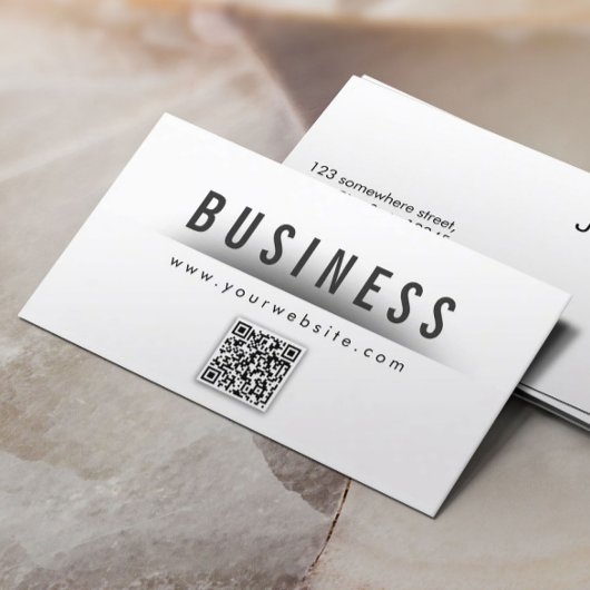 タイトルはっきりしたQRコードネイルアート名刺 名刺